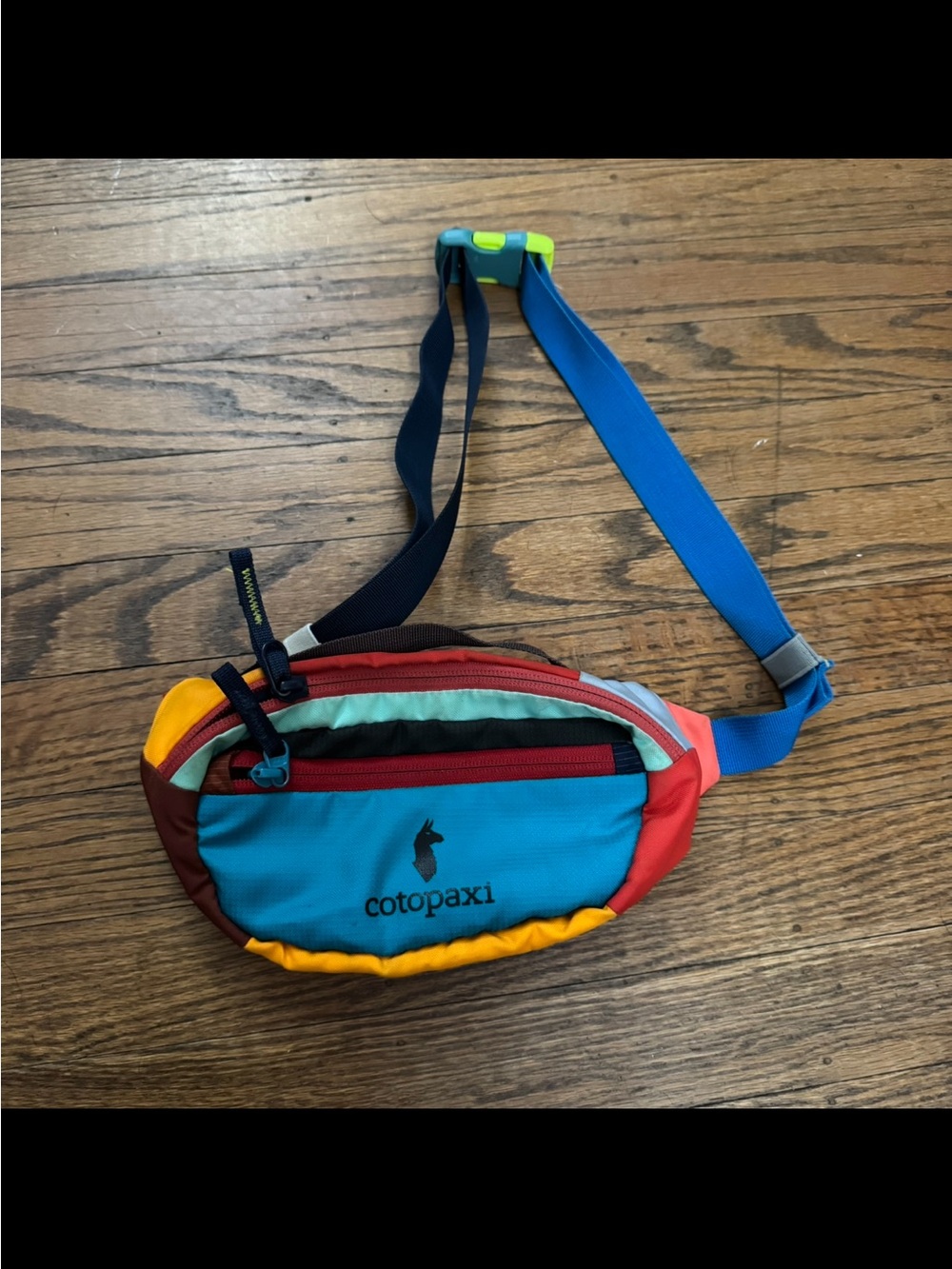 Cotopaxi Multicolor Teal, Red & Yellow Kapai 1.5 L Del Dia Hip Pack EUC - Picture 2 of 4